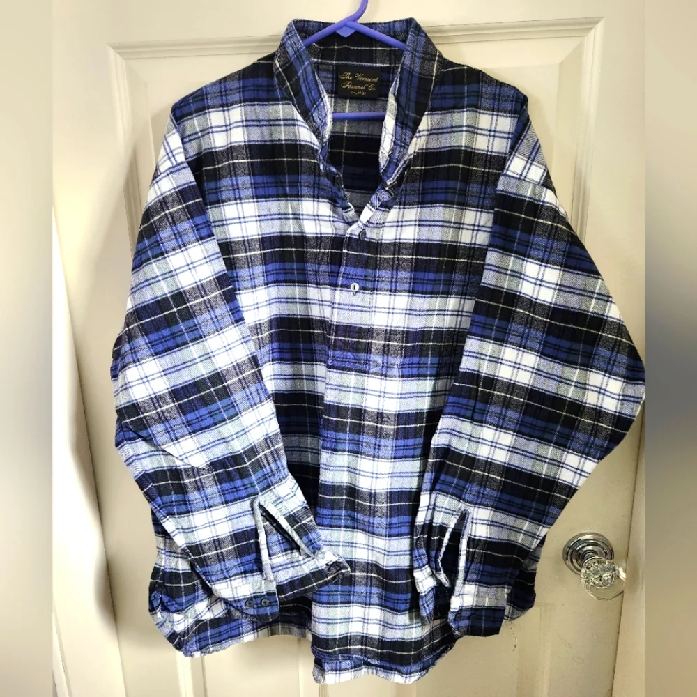 Vermont Flannel Henley - Picture 1 of 6